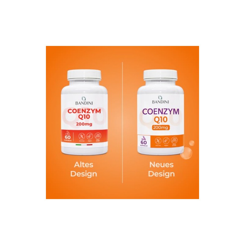Bandini Coenzyme Q10 | 1 Capsule Daily, High Dosage with