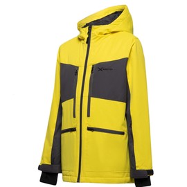 Arctix Kids' Insulated Quilted Lining Multi-Zipper Cold Weather Performance Jacket, Vibrant Yellow, 2T