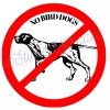 No BIRD DOGS Waterproof VINYL Hard Hat Sticker For Construction