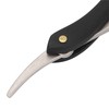 Men's Straight Edge Razor Zinc Alloy Wooden Handle Razor for