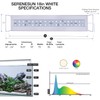 SereneSun 18" RGB+W Freshwater Aquarium Terrarium Reptile LED Light with