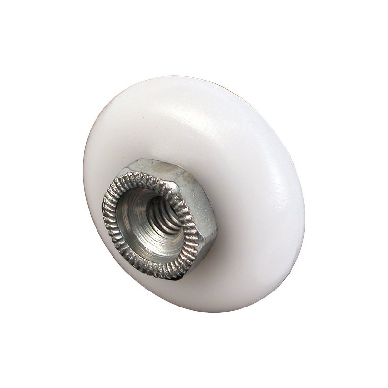 Prime-Line M 6153 7/8 In., Nylon, Tub Enclosure Oval Edge