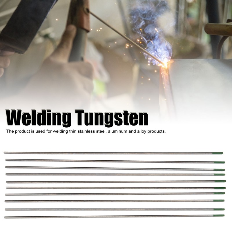 10Pcs WP Rod Tungsten Electrode Arc Needle for Welding Thin