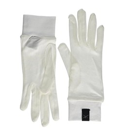 Terramar Standard Adult Thermasilk Liner Winter Gloves for Men and Women Skiing, Hikking, Cold Weather Activities, Natural, Large