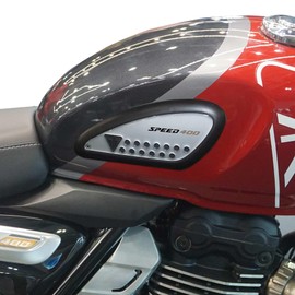 labelbike - 3D Stickers Decorations and Motorcycle Tank Side Protections Compatible with Triumph Speed 400
