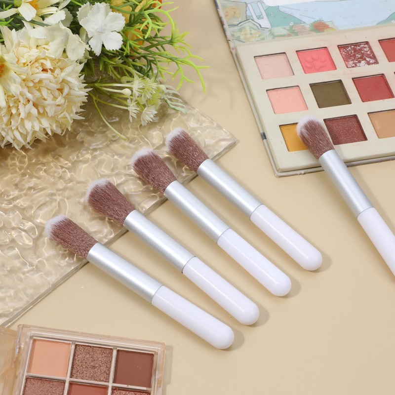 20 PCS Fluffy Beauty Makeup Brushes Bulk, Soft Disposable Makeup