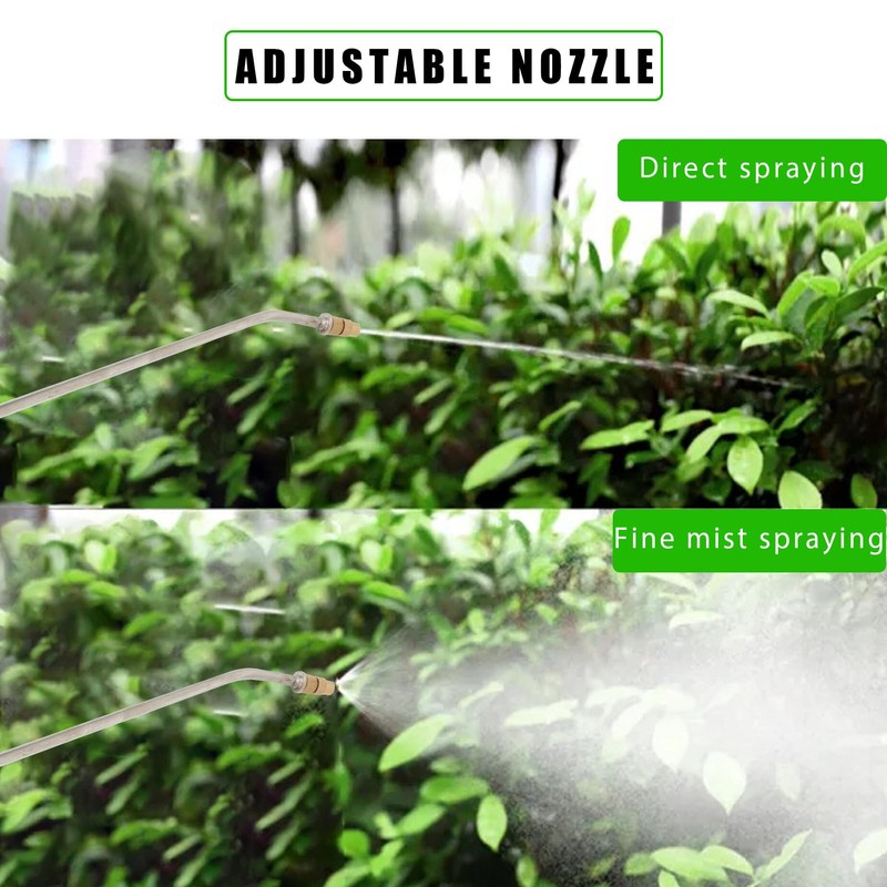 HOSTIC 3 Gallon Stainless Steel Sprayer Hand Pump Sprayer with