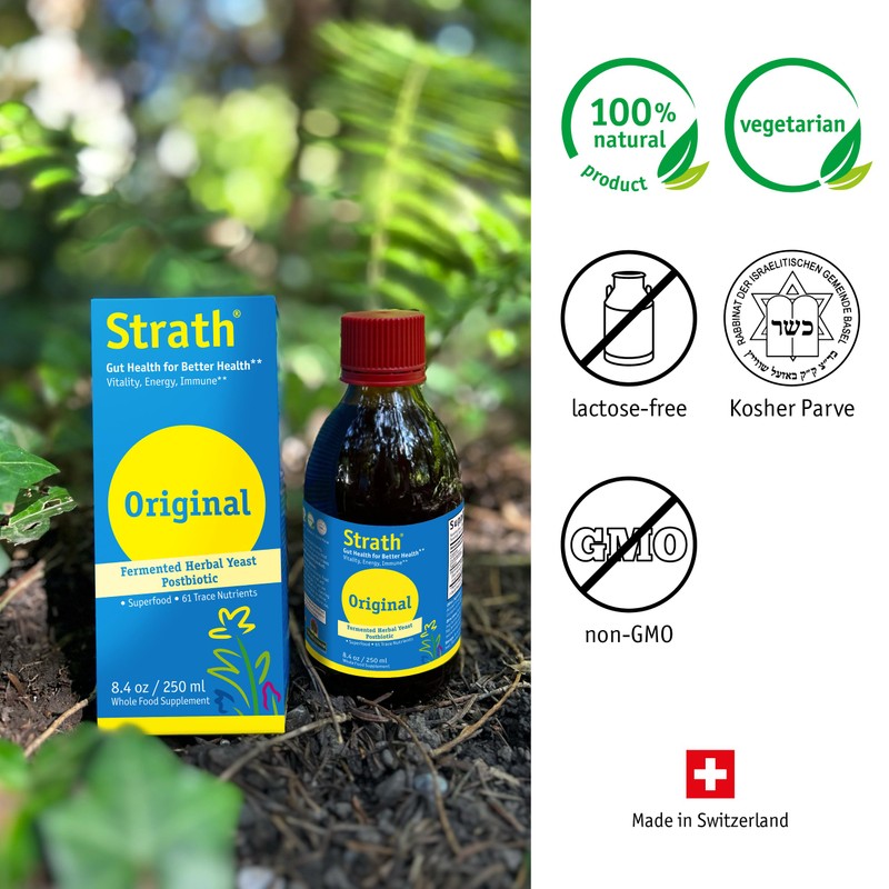 Strath Fermented Herbal Yeast Postbiotic - (8.4 Fl oz) Daily