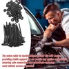 Nylon Universal Cable Tie Buckle, 50Pcs Heavy Duty Self-Locking Nylon