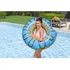 Bestway 36118 3/4" Diameter Donut Swim Ring for Adults (Blue)