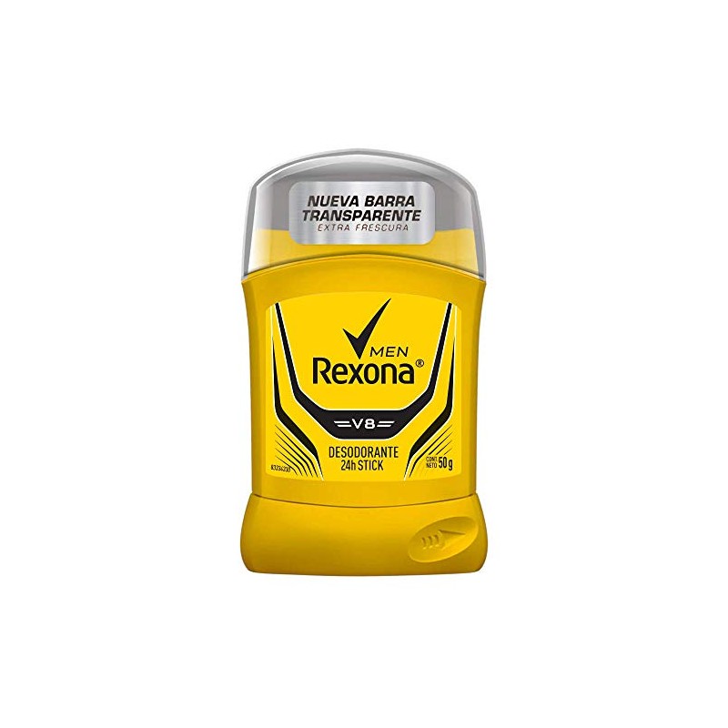 Rexona Men V8 24h Desodorante Stick, 50 g