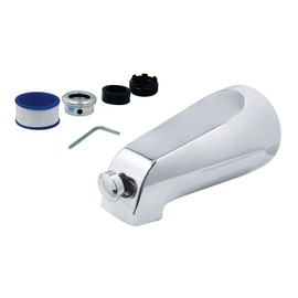 KINGSTON BRASS K1288A1 5-1/8-Inch Universal Diverter Tub Spout, Polished Chrome