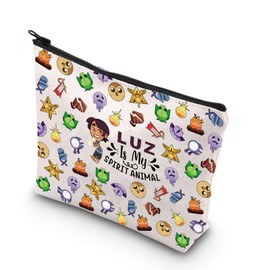 JNIAP Owl Cartoon Luz Makeup Bag Luz Fans Gifts Luz And Amity Gifts Owl Cartoon TV Show Inspired Zipper Pouch, Luz Spirit