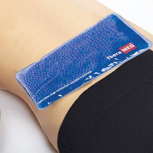 Theramed Gel Ice Pack Beads - Dual Sided Reusable Hot Cold Pack - Ice Pack For Back, Arm, Knee, Shoulder, Elbow