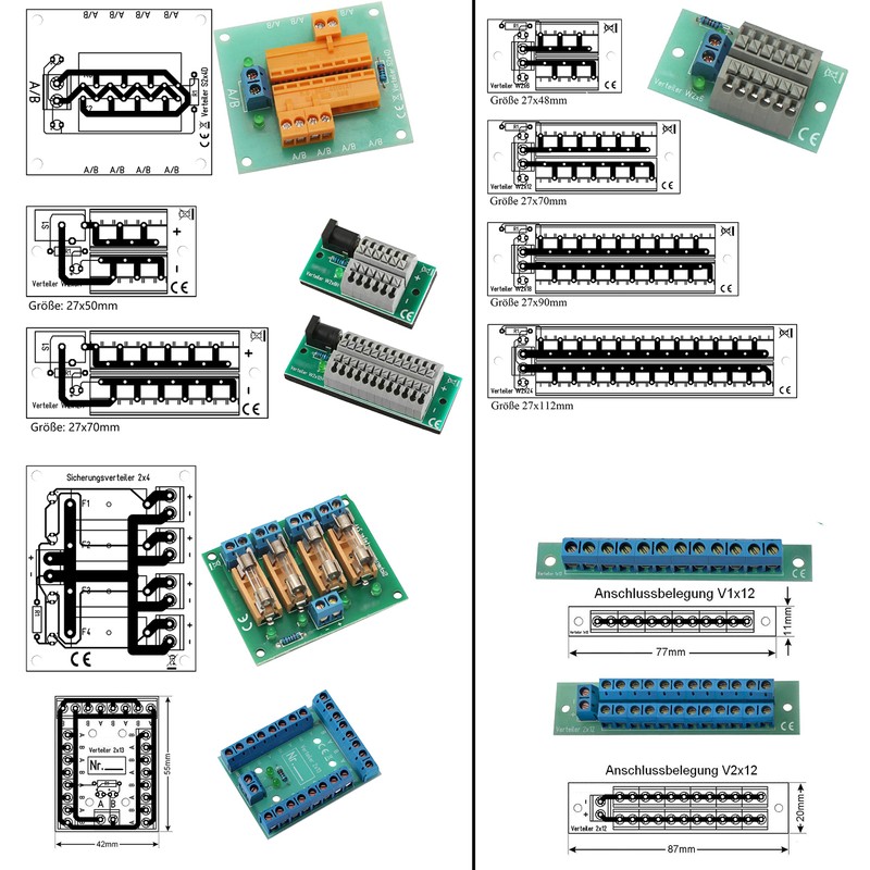 Schürberg Power Distributor for Model Making/RC | DC & AC