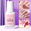 Makartt Nail Glue with Glue Remover Kit Bundle with Makartt