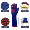 MIG4U BBQ Gloves - Grill Cooking Heat Resistant Gloves Extra