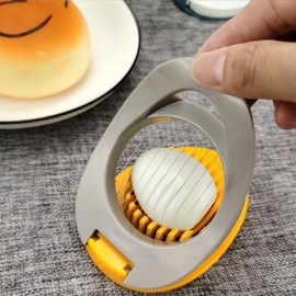 Spam Slicer, Luncheon Meat Slicer, Multipurpose Stainless Steel Wire Slicer, Egg Fruit Banana Soft Cheese Slicer (White ＆ blue)