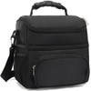 FlowFly Insulated Lunch Bag Adult Lunch Box Large Tote Double