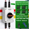 CNLONQ Solar PV Disconnect Switch 32 Amp DC1500V Rapid Shutoff