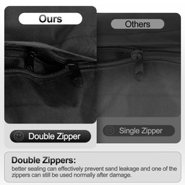 EMART Pack of 4 Sandbags Black/Yellow for Photography, Heavy Duty Sandbag for Photo Studio, Video, Tripod Mounts