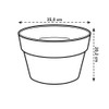 elho Loft Urban Bowl 35 - Flower Pot for Outdoor