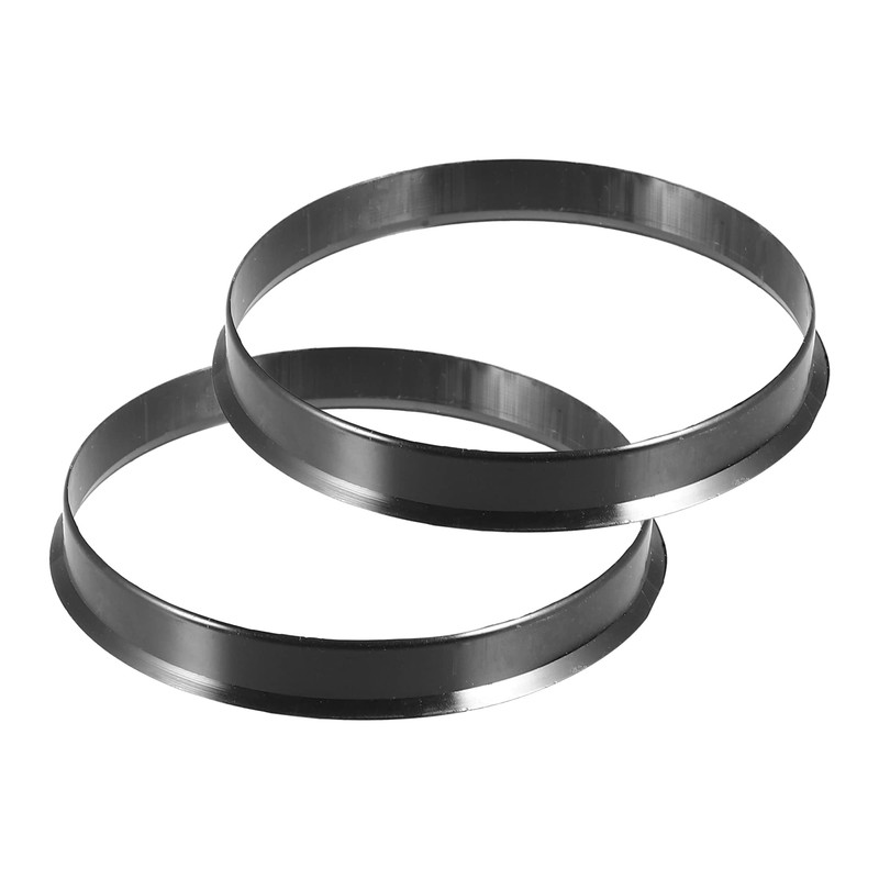 ACROPIX 73.1mm to 70.1mm Universal Car Hub Centric Rings Black