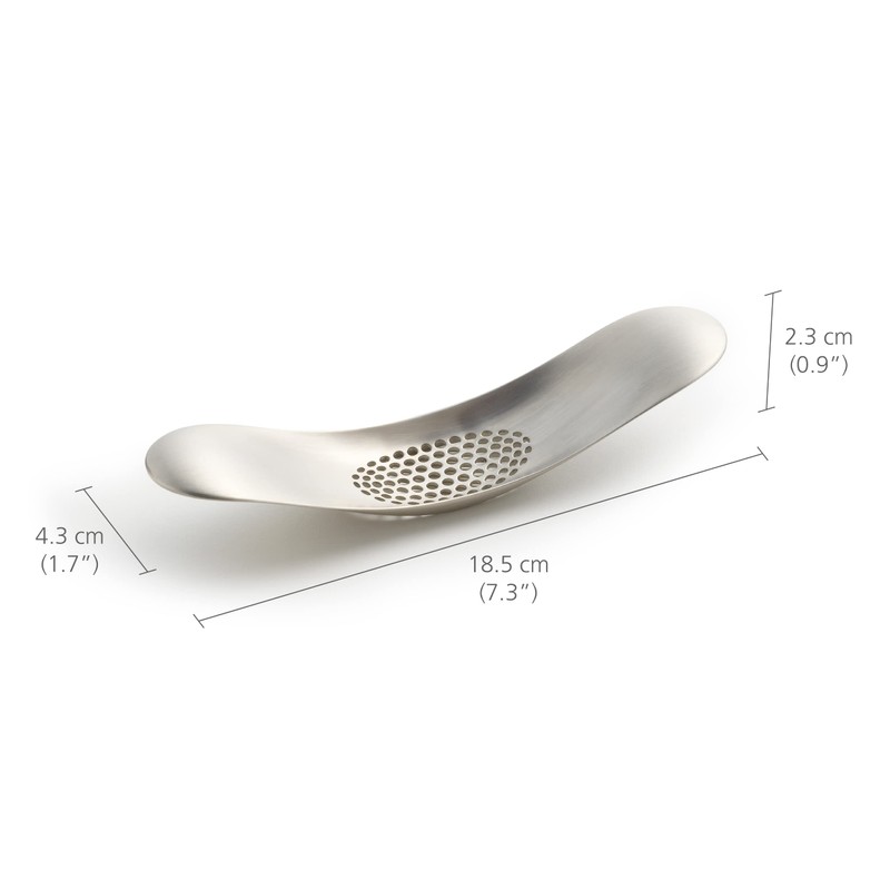 Joseph Joseph Garlic Rocker Crusher Mincer Press Dishwasher Safe, Stainless
