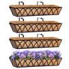 Y&M Window Boxes Horse Trough with Coconut Coir Liner, 30