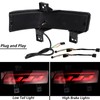 BINQIGOO Full LED Rear Bumper Reflector Fog DRL Kit for