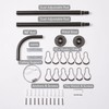 Crkmire L Shaped Corner Shower Curtain Rod, Adjustable [24.3" -