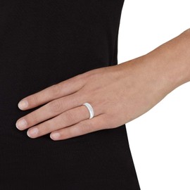 amor Amor Women's Ring 925 Silver, Rhodium-plated 925 silver, No Stones