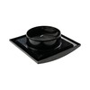 Black Exhaust Hood Vent 4'' Inch with Built-in Pest Guard