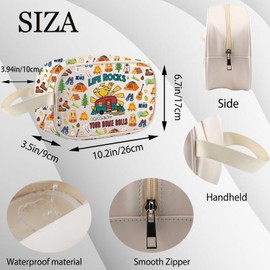 WSNANG Camper Gifts Happy Camping Life Campsite Outdoors RV Travel Hiking Luggage Waterproof Pouch (Camping CB2 CA)