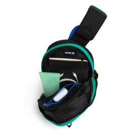 Hurley Men's Crossbody Sling Bag, Mauve Haze, One Size