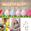 XiXiRan Easter Eggs Plastic Colourful, Easter Eggs Plastic Decoration, Easter