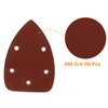 Cjueiom 50 Pcs 600 Grit Mouse Detail Sander Sandpaper, 5