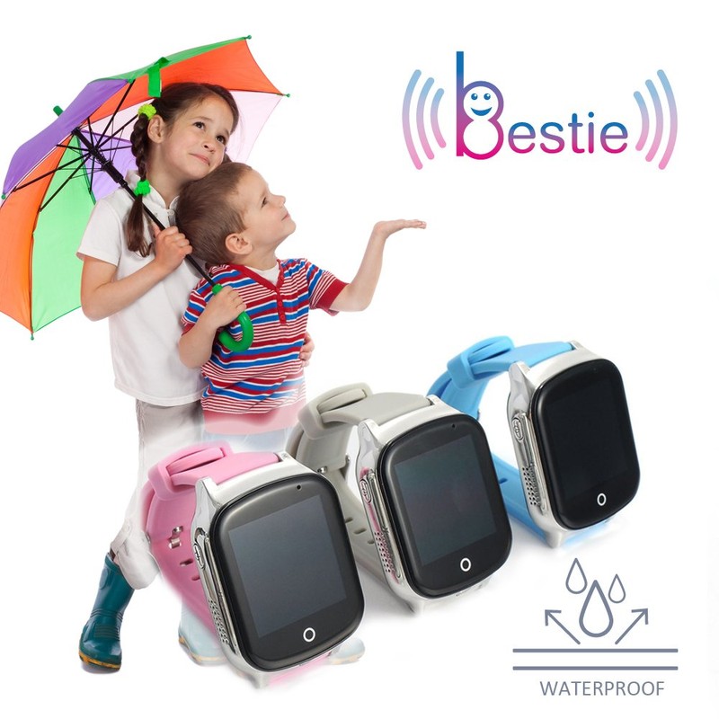Bestie 2 kids GPS Smartwatch Tracker waterproof 4G Grey