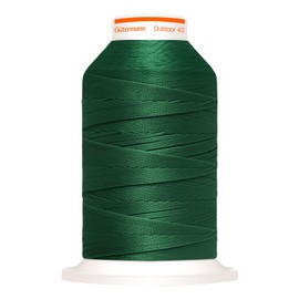 Gütermann Outdoor Sewing Thread, 400 m, UV-Resistant, Colourfast, Weather-Resistant, Sewing Projects, Sewing Accessories, Dark Green, Col. 8125