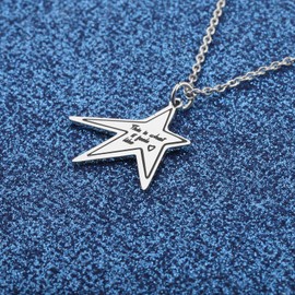 WUSUANED Star Necklace Singer Star Inspired Gift Music Album Gift Song Lyrics Gifts For Fan