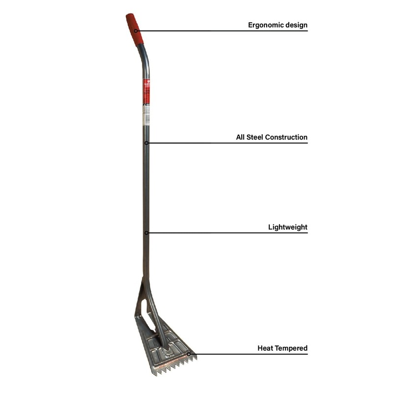 Guardian Fall Protection 54-Inch Shingle Removal Shovel 2560P , Red