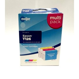 For Epson Meijer Remanufactured Ink Cartridges for Epson T126 - COLOR (C, M, Y)
