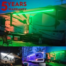 SHENKENUO New LED Strip Lights 16.4ft Music Sync 2835 RGB Room Light with IR Remote