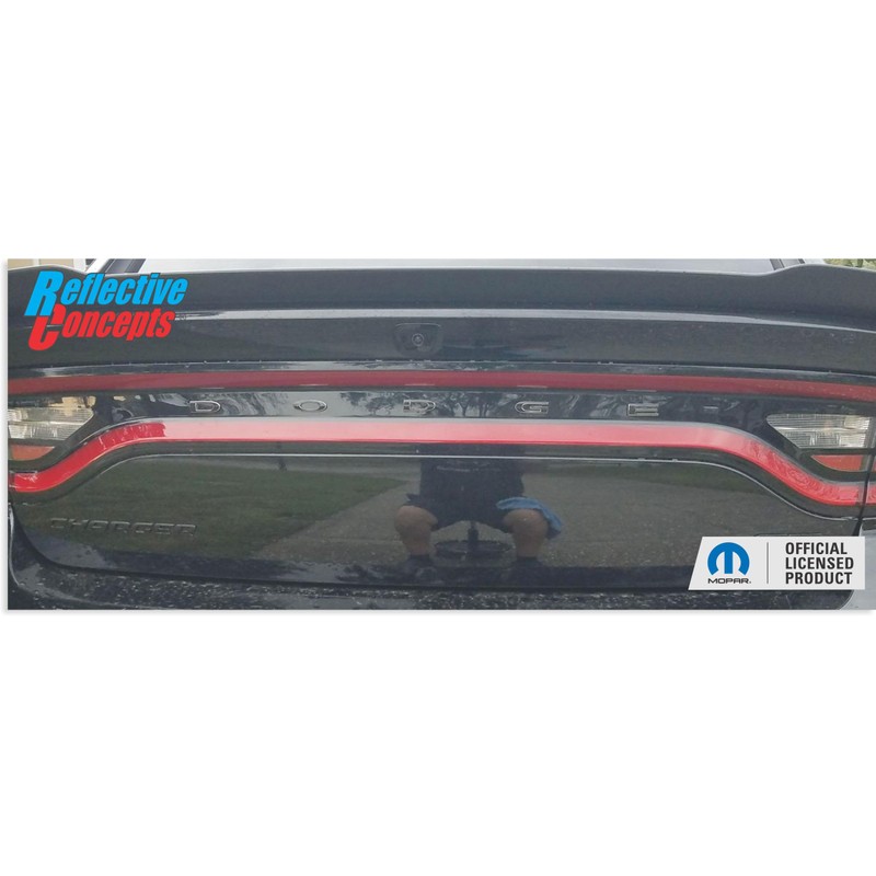 Rear Dodge Emblem Overlay Decal - Fits 2011-2023 Charger -