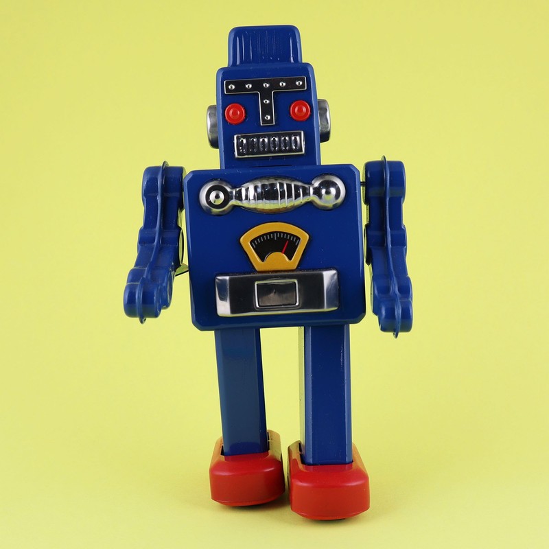 Freak Scene Robot – Mechanical Robot – Blue – Tin