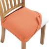 Fuloon Stretch Waterproof Chair Seat Covers 6 PCS, Removable Washable