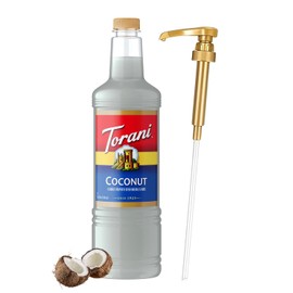 Torani Coconut Syrup 1L with Pump – Coffee, Cocktails & Smoothies