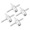 X AUTOHAUX 4pcs 4 in 1 Valve Core Tire Valve
