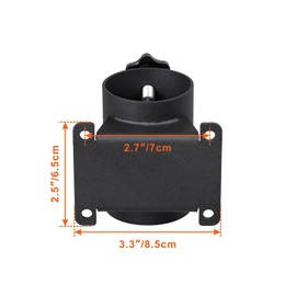 VANROUG Heavy Duty Patio Umbrella Holder Umbrella Holder Deck Railing Mount Bracket Deck Fence Balcony Patio Outdoor Patio etc (2)