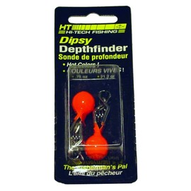 HT Enterprise DFB-2D 3/4 Oz. Depthfinder Vinyl Coated 2/Pk Orange